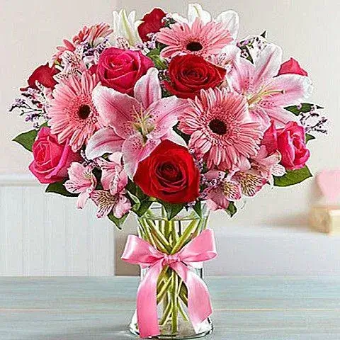 premium mixed flower bouquet delivery athens florist online flowers same day free shipping greece