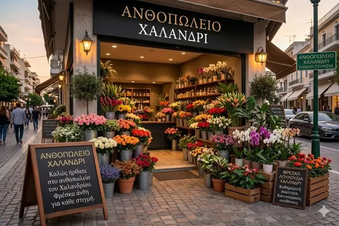 Ανθοπωλείο Χαλάνδρι - Athens Flower Delivery
