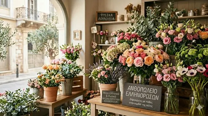 Ανθοπωλείο Ελληνορώσων - Athens Flower Delivery