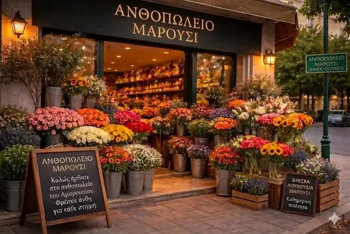 Ανθοπωλείο Μαρούσι - Athens Flower Delivery