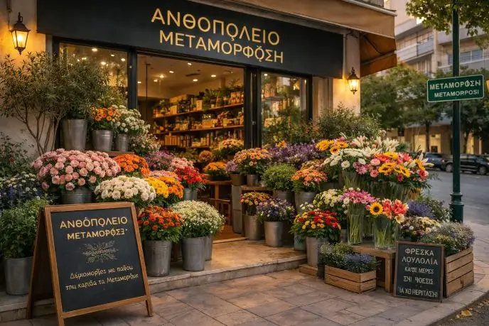 Ανθοπωλείο Μεταμόρφωση - Athens Flower Delivery