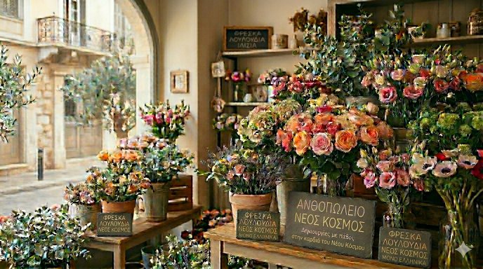 Ανθοπωλείο Νέος Κόσμος - Athens Flower Delivery
