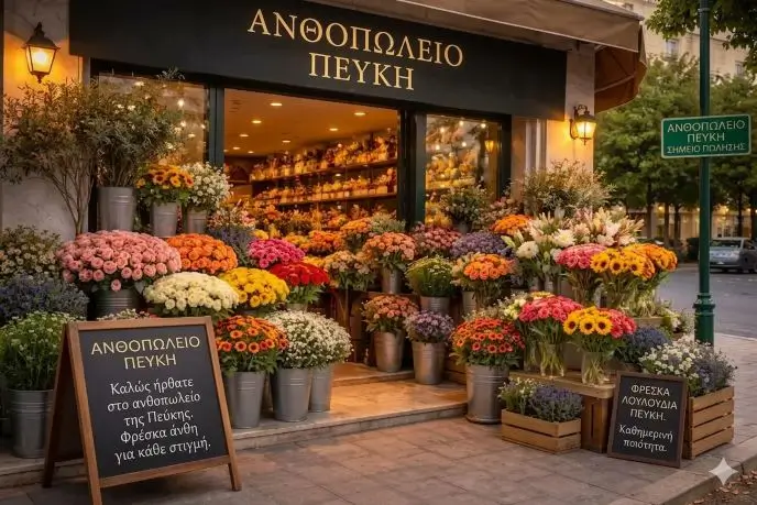 Ανθοπωλείο Πεύκη - Athens Flower Delivery