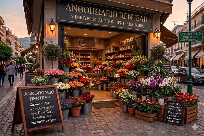 Ανθοπωλείο Πεντέλη - Athens Flower Delivery