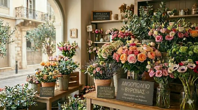 Ανθοπωλείο Βύρωνας - Athens Flower Delivery