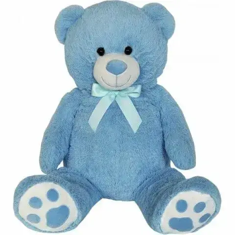 μπλε λούτρινο αρκουδάκι δώρο αθήνα αρκουδάκι για αγόρι συνοδευτικό για λουλούδια