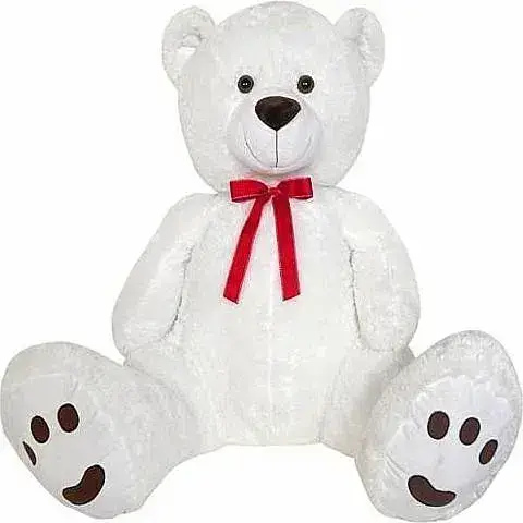 λευκό λούτρινο αρκουδάκι δώρο αθήνα αρκουδάκι για μωρό συνοδευτικό για λουλούδια απαλό παιχνίδι
