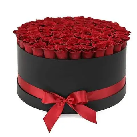 royal choice red roses box flower delivery athens florist same day