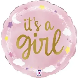 baby girl balloon μπαλόνι για κορίτσι νεογέννητο δώρο αθήνα συνοδευτικό για λουλούδια μπαλόνι ηλίου